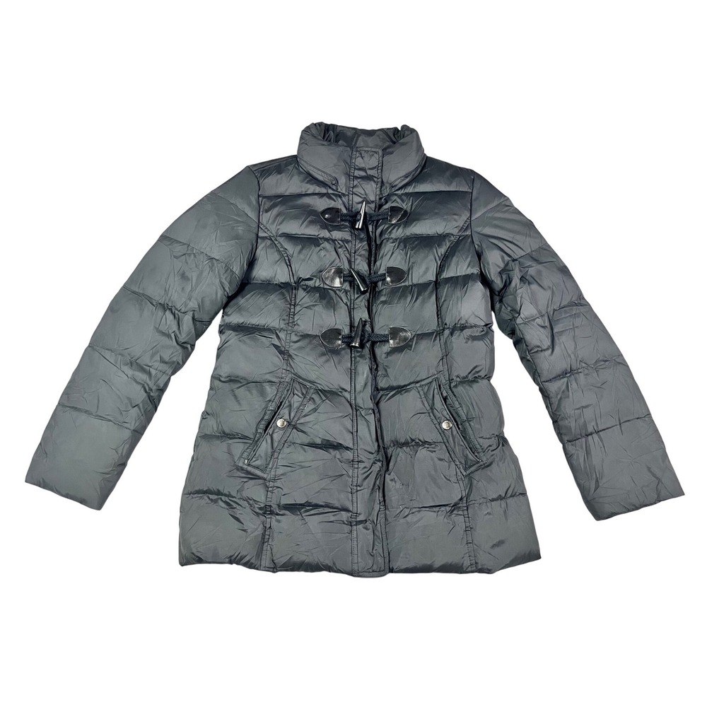 S. Oliver‎ Goose Down Puffer Coat Toggle Closure Black Jacket Women's Size 10